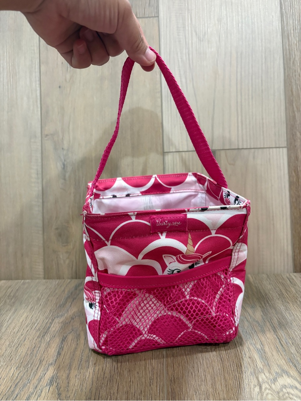 thirty-one Hot Pink Unicorn Dreams Carry All Caddy Tote Mini